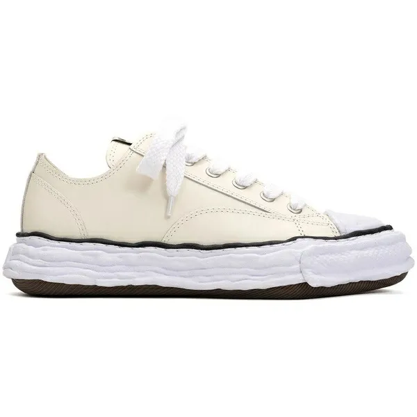 Maison Mihara Yasuhiro ミハラヤスヒロ メンズ スニーカー  【Maison Mihara Yasuhiro Peterson 23 OG Sole Leather Low White】  サイズ US_7(25.0cm) White