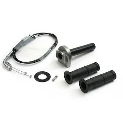 ACTIVE 車種別スロットルキット TYPE-1 巻取φ36/メッキ金具 ガンメタ ZX-6R(07-08) 1068828 バイク