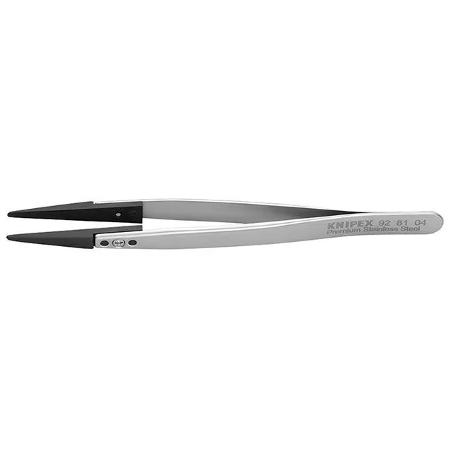 KNIPEX 9281-04 ESDチップ交換式ピンセット 130mm ・9281-04 メーカー在庫あり クニペックス ハンドツール