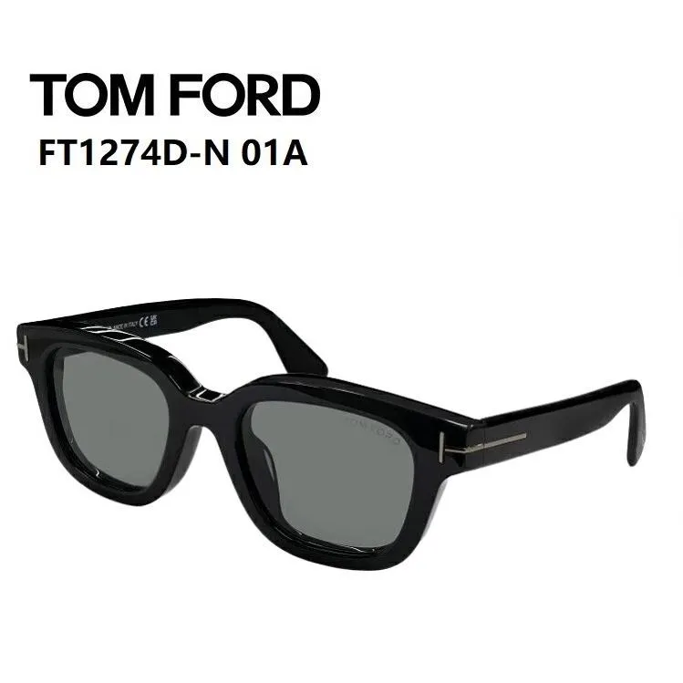 TOM FORD サングラス FT1274D-N 01A 49サイズ ブラック スモークレンズ 日本企画 トムフォード TOMFORD【並行輸入品】
