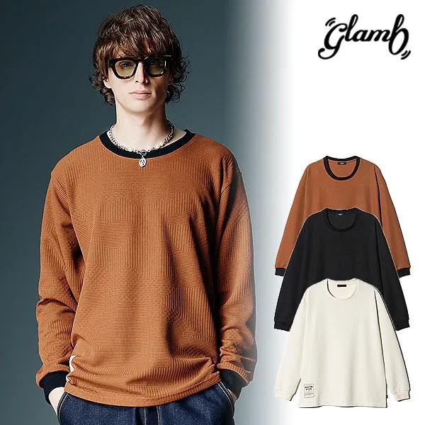 2026 秋 先行予約 8月下旬〜9月上旬入荷予定 グラム Tシャツ glamb Multi Texture Cutsew 送料無料 キャンセル不可