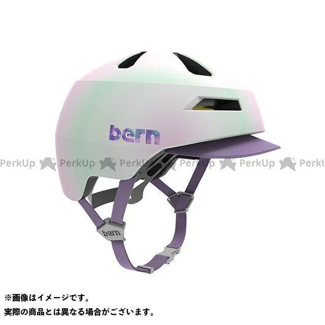 バーン（自転車） 自転車 幼児用ヘルメット bern（バーン）［NINO2.0］ ニーノ2.0 幼稚園年少対象（GALAXY PEARL） サイズ …
