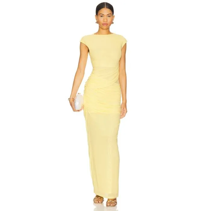 Sndys 【 X Revolve Lorelai Maxi Dress Women Panna Cotta 】 ドレス レディース