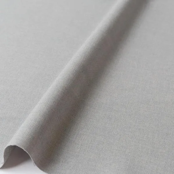 日本紐釦貿易(Nippon Chuko) 日本紐釦貿易 トロワッシャー生地 無地 ライトグレー 巾約140cm×9m切売カット B7426Z-17-9M 9m