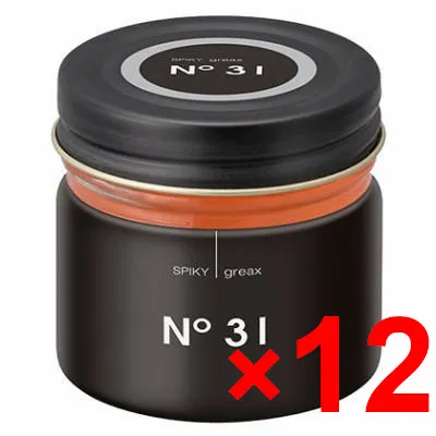 ☆【送料無料】 イリヤ コスメティックス ／ スパイキー グリークス No.31  60g  【12個】 サロン専売品 美容室専売品 グリース ワックス スタイリン