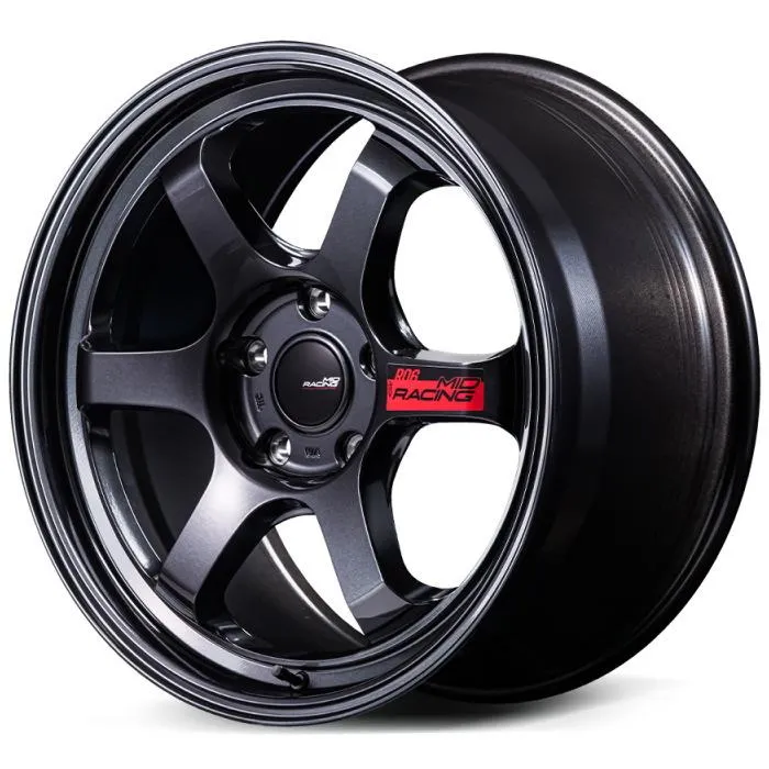 BRIDGESTONE POTENZA RE-71RS 265/35R18 97W XL MID RACING R06 クリスタルブラック 18インチ 8.5J+38 5H-114.3 サマー 4本セット