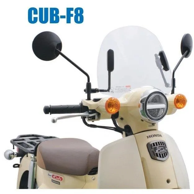 旭風防 アサヒ風防 ショートバイザー スーパーカブ110 スーパーカブ 50  HONDA ホンダ スクリーン 外装