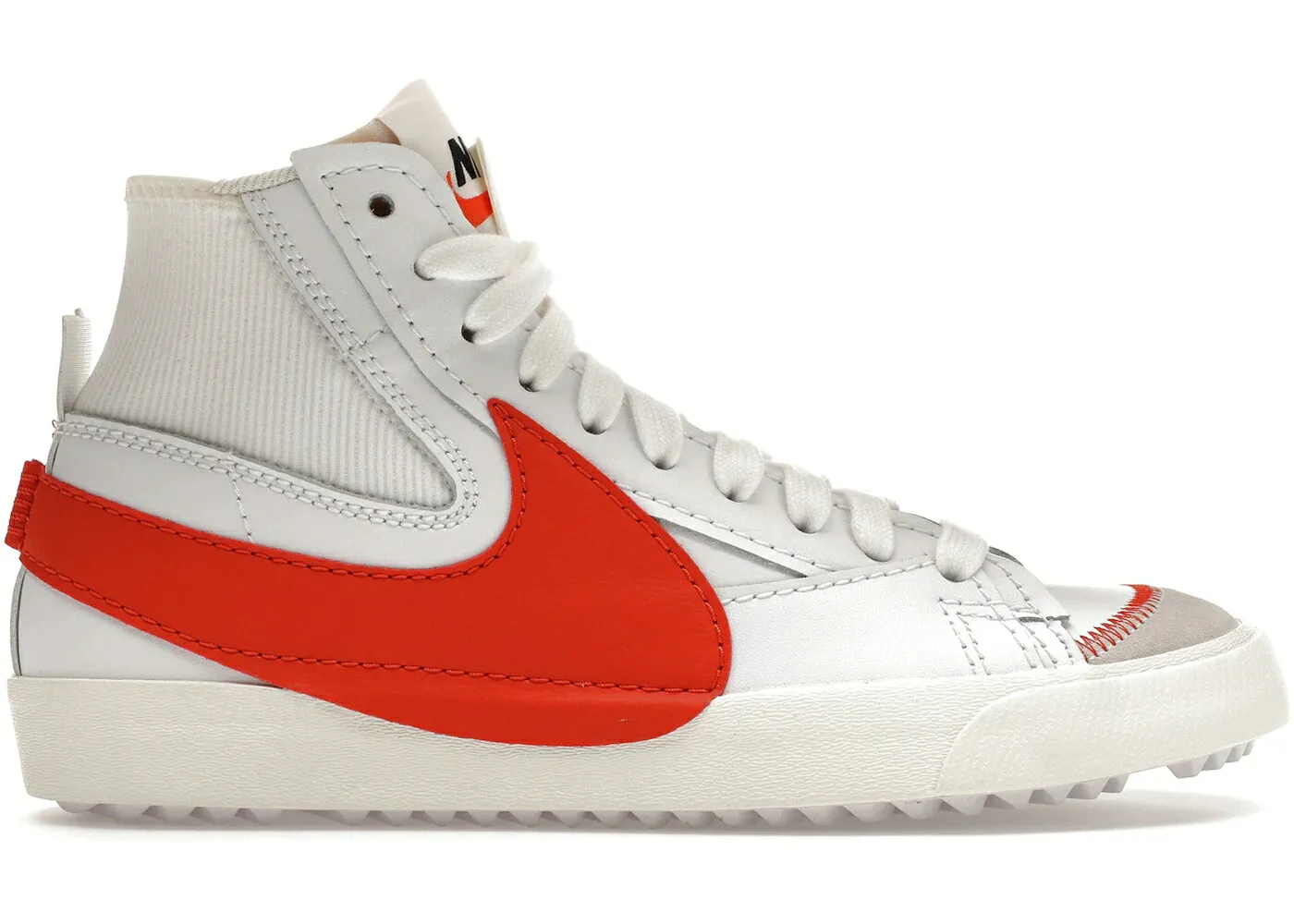 ナイキ ブレイザー ミッド ジャンボ 白色 ホワイト 橙 オレンジ スニーカー メンズ NIKE BLAZER MID 77 JUMBO WHITE TOTAL ORANGE / WHITE SAIL TOTAL ORANGE MANTRA
