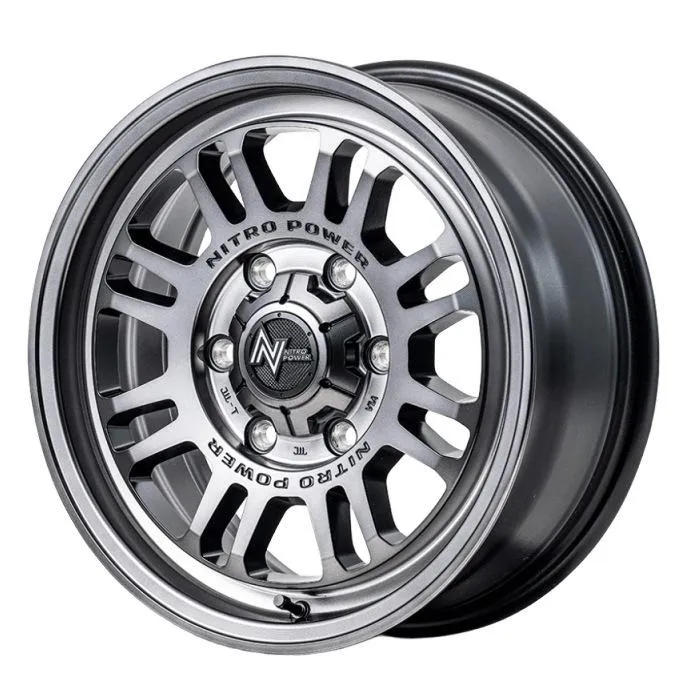 業販品 BRIDGESTONE REGNO GR-XIII 225/55R17 97W NITRO POWER M16 ASSAULT スティールクリア 17インチ 7J+42 5H-114.3 夏用 4本