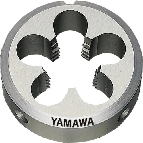 ■[ダイス]（株）弥満和製作所 ヤマワ ソリッドダイス Ｄ Ｍ１１Ｘ１．２５ ３８径 D-M11X1.25-38 1個【216-3248】【代引不可商品】【メール便1個まで対象商品】