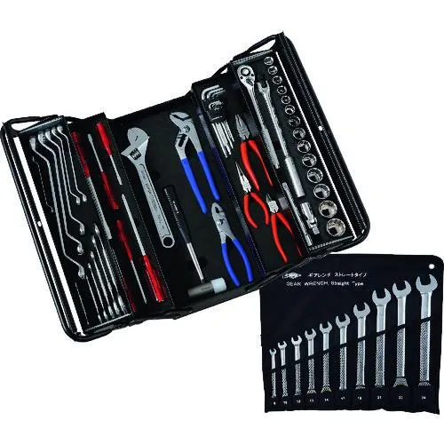 スーパー 整備工具 プロ用両開き工具セット(3段式) デラックスタイプ 63点セット [S5000DX] S5000DX  販売単位：1 送料無料