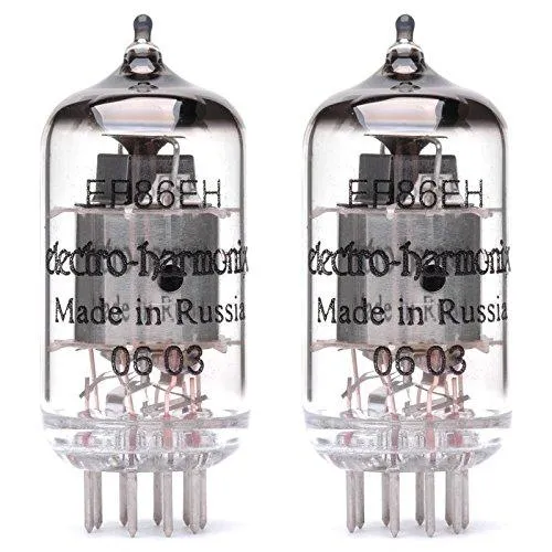 真空管 ギター・ベース アンプ EF86/6267 Pair of Electro Harmonix EF86/6267 Preamp Vacuum Tube