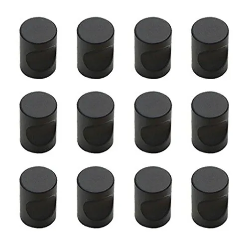 【中古】【未使用・未開封品】welldoit 12個1つ穴ラウンドハンドルハンドル円柱状ハンドルSmall Minimalistキャビネットハンドル