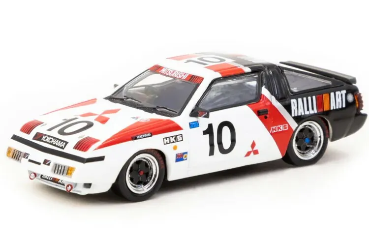 ターマックワークス 1/64 三菱 スタリオン #10 マカオ ギアレース 1985Tarmac Works 1:64 Mitsubishi Starion #10 Macau Guia Race 1985