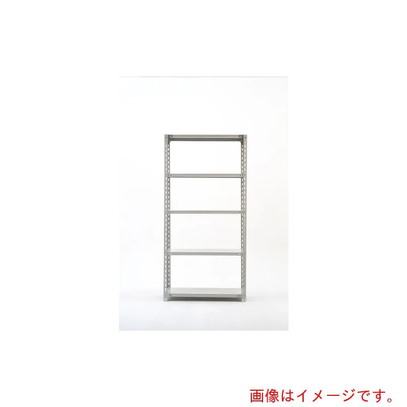 双福鋼器 軽量ボルト式ラック １２０ｋｇ ２１００×９００×３００ 天地５段 ホワイトグレー 【品番：TK7330-5】
