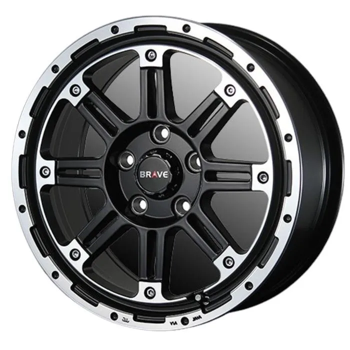 BRIDGESTONE BLIZZAK VRX3 225/60R17 99Q Bahns Tech BRAVE Stream セミグロスブラック 17インチ 7.5J+35 5H-114.3 スタッドレス 4本セット