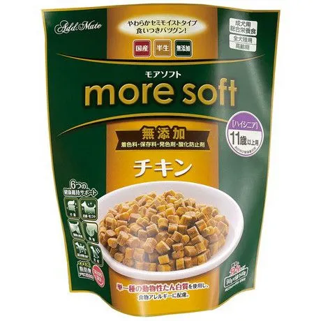 【6個セット】ペティオ Add.Mate  moresoft チキンハイシニア 540g