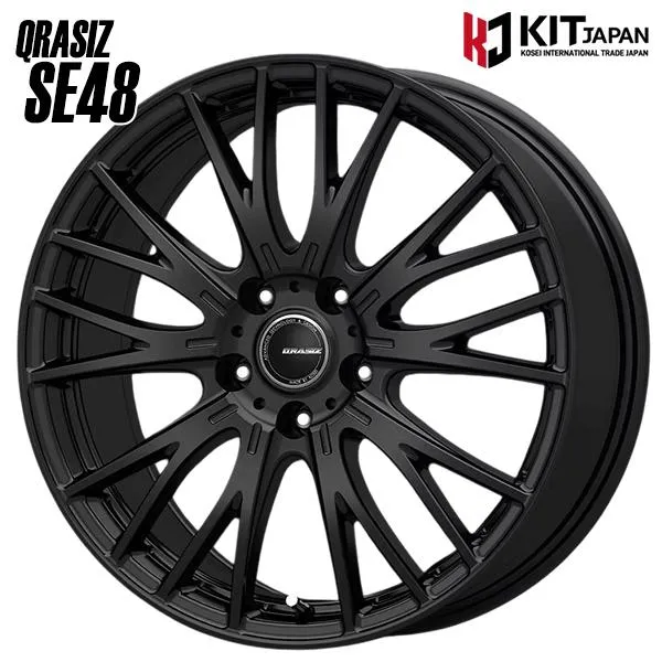 KOSEI コーセイ クレイシズ SE48 16インチ 6.0J 5H114.3 +45 マットブラック アルミホイール単品 4本セット 送料無料