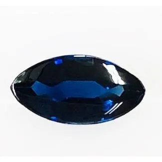 サファイア　マーキス　バフトップカット　0.75ct　ルース　サファイヤ