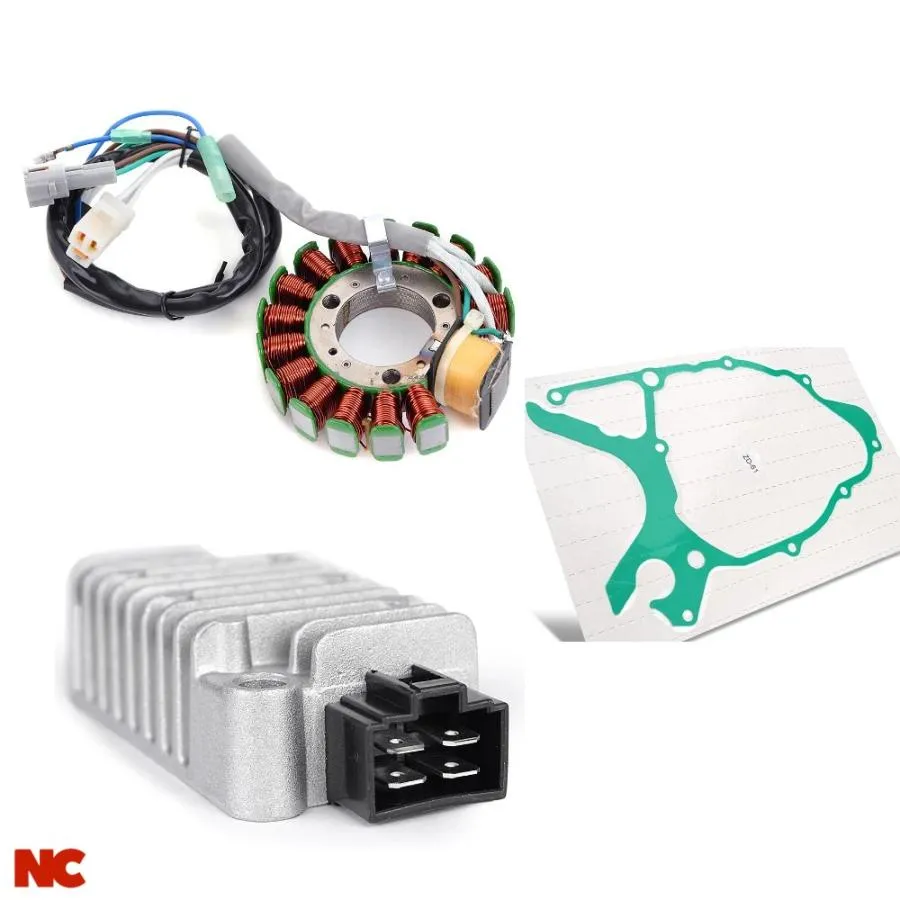 並行輸入品 レギュレーターブラケットコイルガスケットキット ヤマハ TW200 TW200E 2000-2022 TW225 TW225E 2002-2007 TW125 199