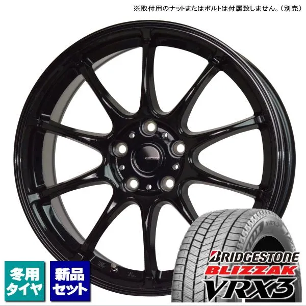 ホンダ ZR-V/スバル クロストレック/etc ブリヂストン BLIZZAK VRX3 225/60R17 \u0026 G-SPEED G-07 17インチ 7.0J +55 5H 114.3P スタッドレス