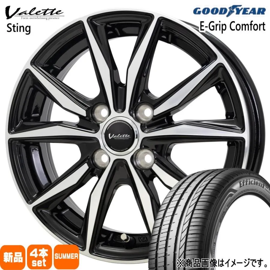 ラパン ムーヴ ゼスト  グッドイヤー 165/50R15 73V EfficientGrip Comfort 夏用 サマータイヤ Valette Sting 15インチ