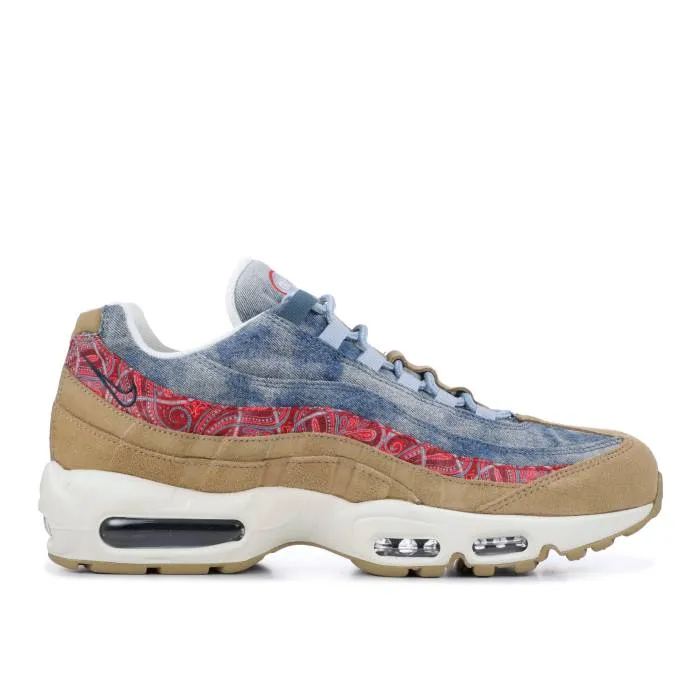 ナイキ Nike 【 Air Max 95 Wild West Men Parachute Beige/University Red-Thunderstorm-Light Armory Blue-Sail-Armory Navy 】 マックス メンズ ベージュ 紺色 ネイビー
