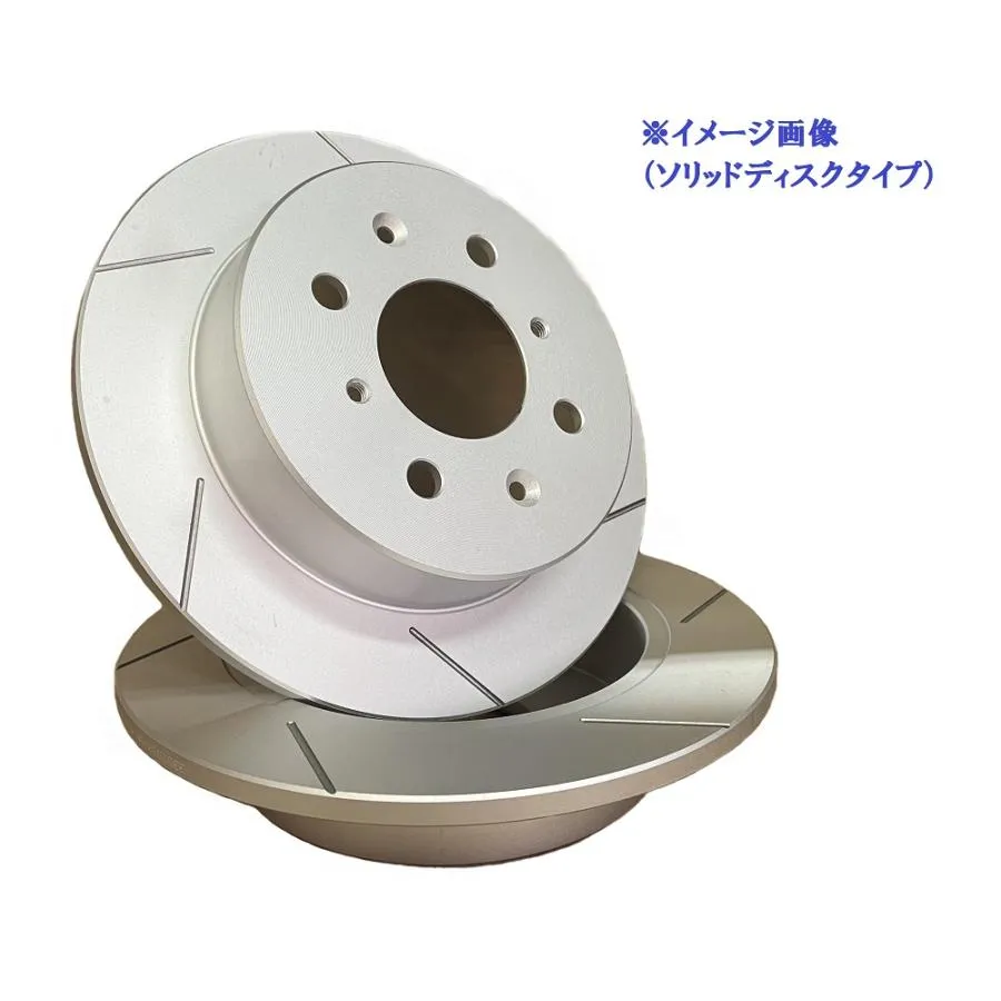 ブレーキローター スリットローター ミラ L285S フロントスリット6本加工ディスク 品番 PD3818035SL6