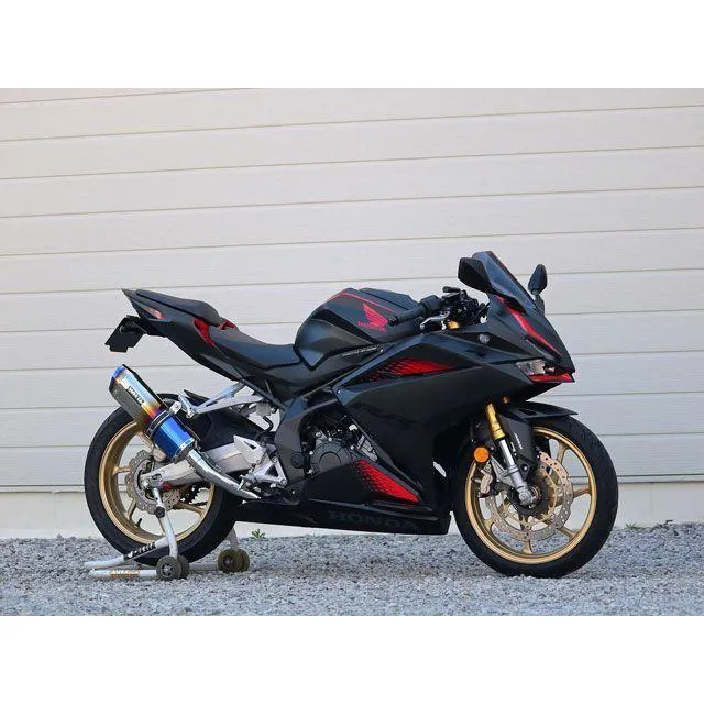 WR’S CBR250RR マフラー本体 JMCA フルエキゾースト SS-OVALタイプ 焼き色サイレンサー仕様 ダブルアールズ