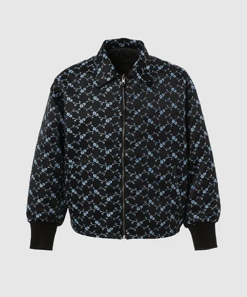 ブルゾン アウター BLUMEN EMB REVERSIBLE SHORT BLOUSON メンズ レディース