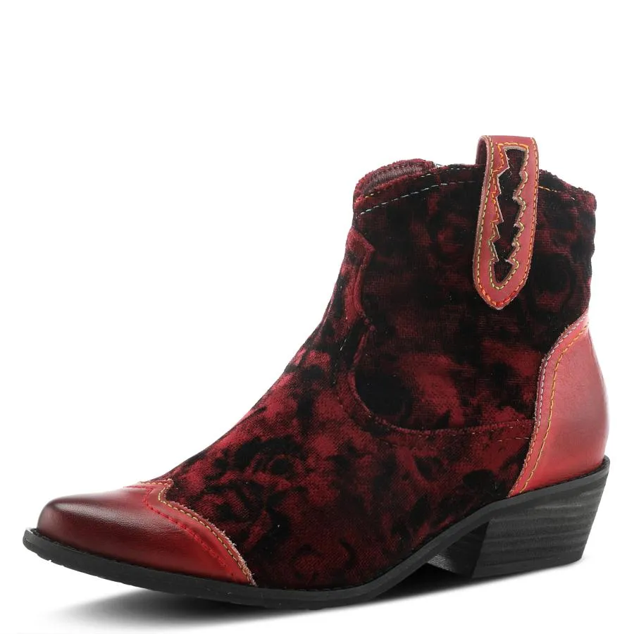 【並行輸入品】Spring Step L'Artiste Women's Countrypop Boots Red Multi EU 36 /