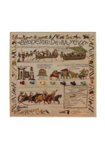SAJOU クロスステッチ 刺しゅうキット 【BAYEUX-ルマンディー地域圏（カルヴァドス県コミューン）-】  輸入 上級者 KIT_PDC_MUP_BAY_01（予約）