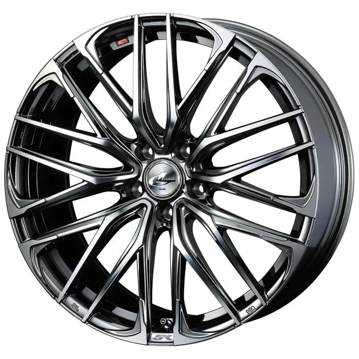 YOKOHAMA BluEarth-RV RV03 205/55R17 95V XL LEONIS SK BMCMC 17インチ 6.5J+53 5H-114.3 サマー 4本セット