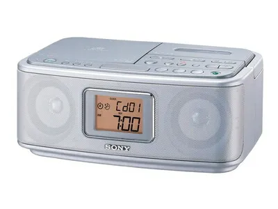 【中古】 ソニー CDラジオカセットレコーダー CFD-E501 : FM/AM対応 シルバー CFD-E501 S