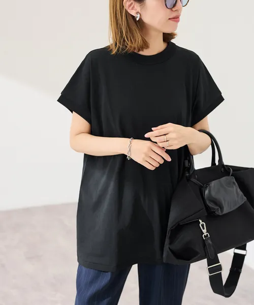 tシャツ ATON/エイトン DRYCOTTON JERSEY OVERSIZED プルオーバー レディース