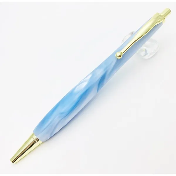 【ポイント20倍】日本製 アクリルボールペン/文房具 【ブルー】 0.7mm 文具 オフィス用品 ステーショナリー