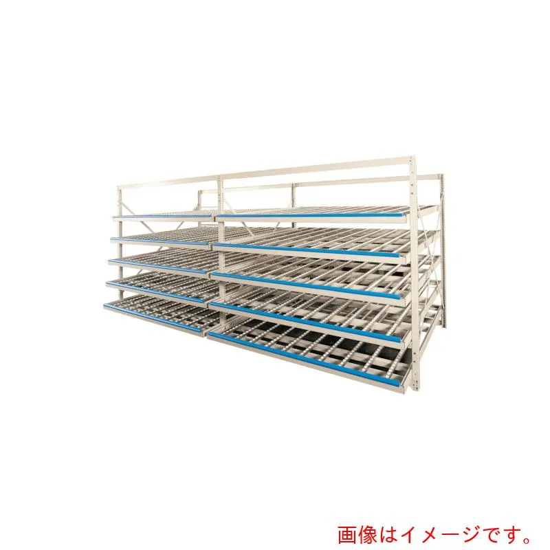 【別途送料あり】トラスコ中山（TRUSCO） TRUSCO ホイルコンベアラック １５００Ｘ１５００ＸＨ１８００ ３レーン４段 基本 【品番：FL3-655-34】