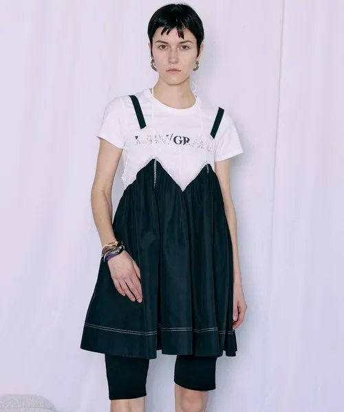 ブラウス シャツ 「PRE-ORDER」Lace V-Neck Tunic/レースVネックチュニック レディース