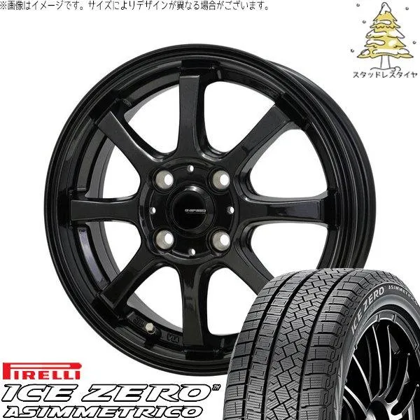 ノート カローラフィールダー 185/65R15 スタッドレス | アイスゼロアシンメトリコ \u0026 Gスピード G08 15インチ 4穴100