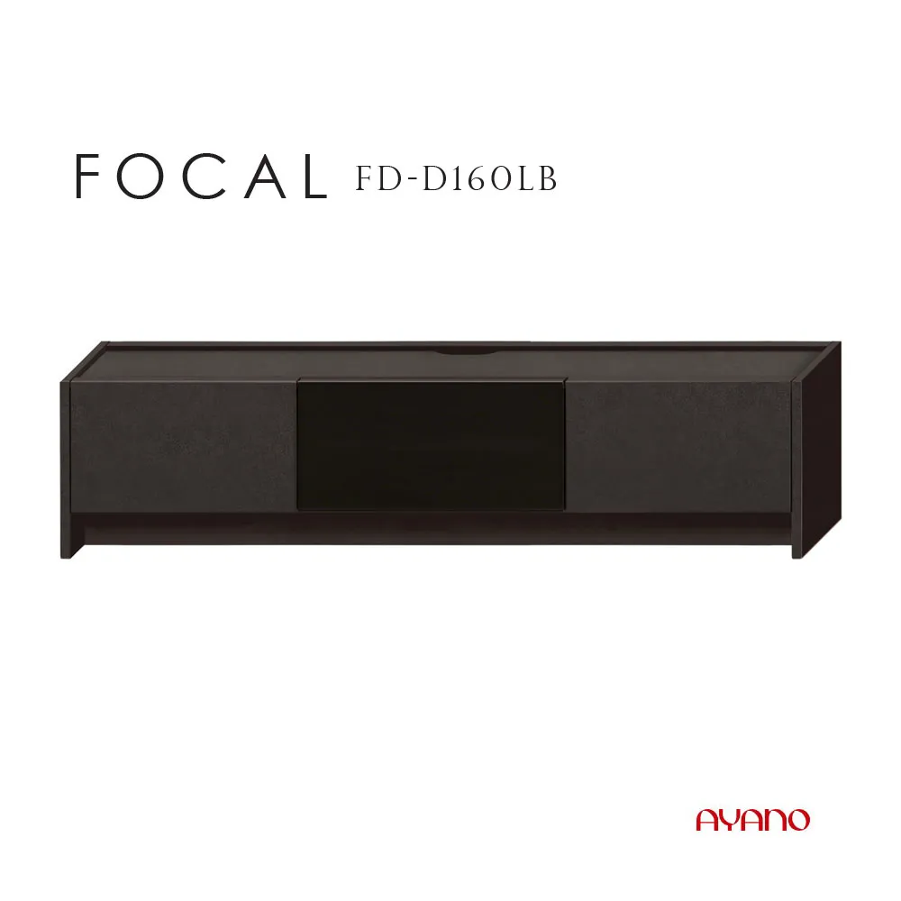 綾野製作所 FOCAL フォーカル ローボード テレビ台 リビングボード セラミックグレイ 幅160cm 奥行47cm 高さ38cm FD-D160LB 完成品 国産 日本製 AV収納 デッキ収納【一部地域開梱設置無料】