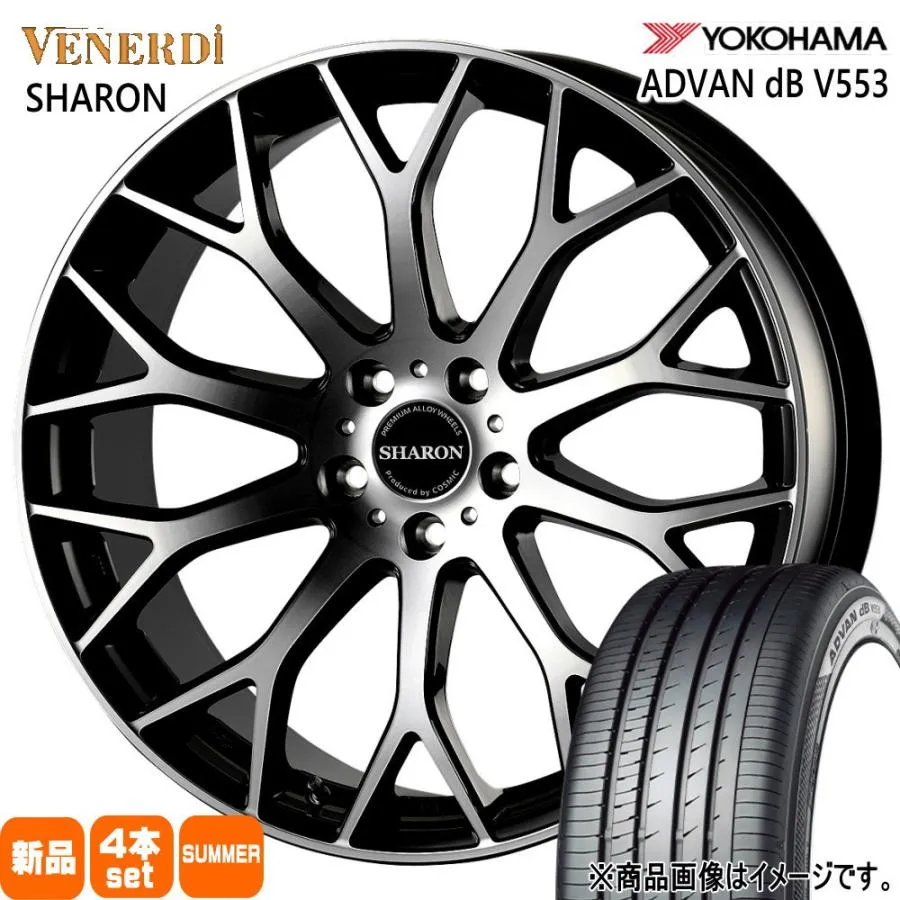195/50R19 88H ヨコハマ ADVAN dB V553 夏用 サマータイヤ VENERDI SHARON 60系 プリウス  19インチ