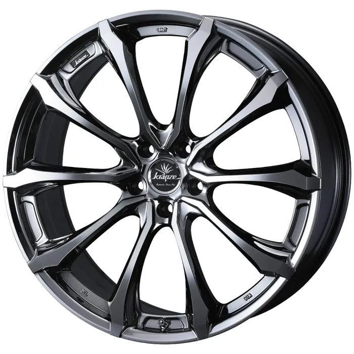 BRIDGESTONE REGNO GR-XIII 195/55R16 91V XL Kranze Versam 030EVO SBC/ポリッシュ 16インチ 6.5J+40 4H-100 サマー 4本セット