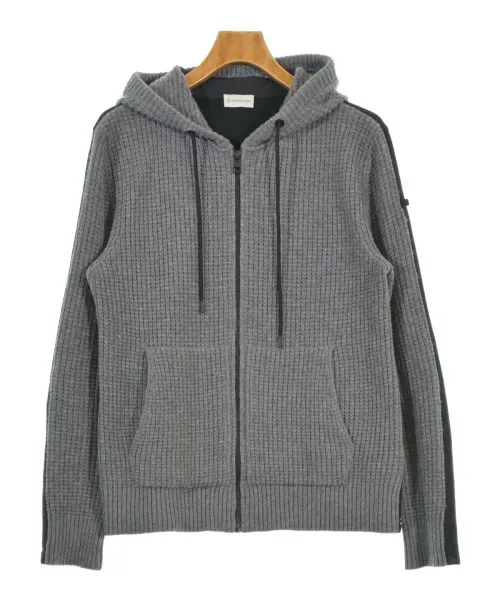 MONCLER GENIUS モンクレールジーニアスニット・セーター メンズ L グレーx黒【中古】【古着】