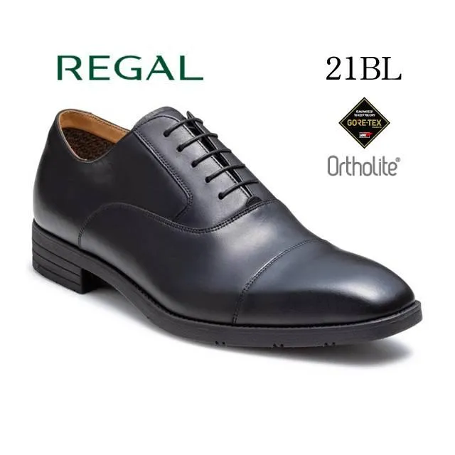 リーガル REGAL メンズビジネス ストレートチップ 21BL ゴアテックスサラウンド 防水【爆買】