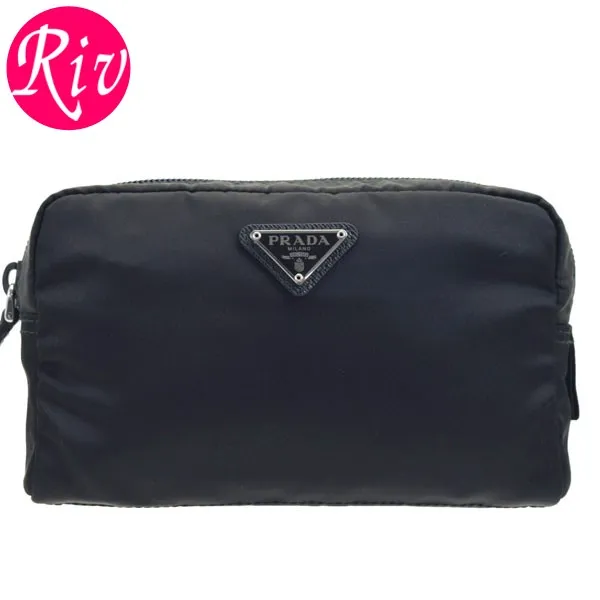 プラダ PRADA 化粧ポーチ ポーチ アウトレット ナイロン ブラック 1NA0212BQPF0002 NE