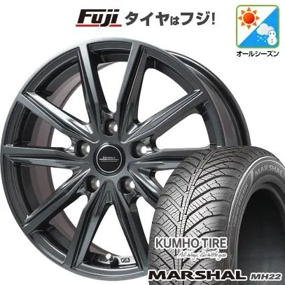 新品国産車用5穴114.3 | オールシーズンタイヤ ホイール4本セット | 205/60R16 | マーシャル MH22(限定) | エルベ エステローザ EST-α 16インチ