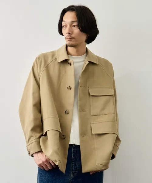カバーオール 「CITY TOKYO」ダブルクロス カバーオール メンズ