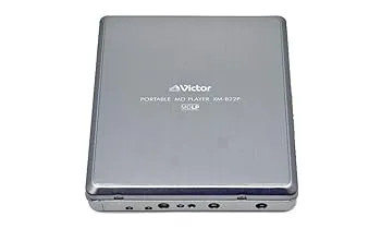 【中古】Victor ビクター JVC XM-B22P シルバー系 ポータブルMDプレーヤー MDLP対応 MD再生専用機/MDウォークマン