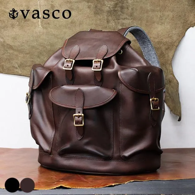 vasco ヴァスコ オールドオイルシリーズ  LEATHER ARMY RUCKSACK オールレザー アーミーリュック 本革 革 レザー レディース メンズ