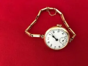 【送料無料】腕時計 レディースゴールドウォッチladies 9 ct gold watch in good working order